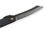 Couteau de poche Higonokami Kanetsune lame 9,5cm manche acier noir