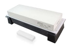 Pierre à aiguiser japonaise Suehiro Cerax céramique grains 6000 sur socle