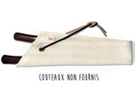 Etui de protection Robert Herder en lin pour 2 petits couteaux à éplucher