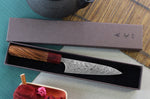 Couteau universel japonais artisanal Yoshimi Kato 12cm SG2 Damascus