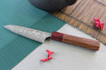 Couteau universel japonais artisanal Yoshimi Kato 12cm SG2 Damascus