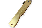 Couteau de poche Higonokami Kanetsune lame 7,5cm manche laiton