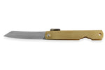 Couteau de poche Higonokami Kanetsune lame 7cm manche laiton