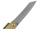 Couteau de poche Higonokami Kanetsune lame 7cm manche laiton