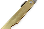 Couteau de poche Higonokami Kanetsune lame 7cm manche laiton