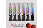 Coffret 6 couteaux steak Pradel Excellence lame 10cm revêtement titane