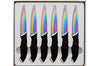 Coffret 6 couteaux steak Pradel Excellence lame 10cm revêtement titane