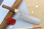 Couteau nakiri japonais artisanal Yoshimi Kato AS Nashiji 16,5cm