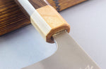Couteau nakiri japonais artisanal Yoshimi Kato AS Nashiji 16,5cm