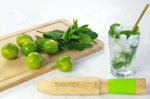 Coffret cadeau Cookut spécial mojito 1 pilon + 2 pailles en verre + 1 livre de recettes