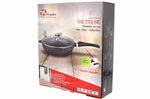 Sauteuse en fonte Pradel Excellence Premium 24cm façon pierre tous feux/ induction