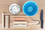 Coffret cadeau Sooshi Cookut 1 appareil à sushi/maki + 4 baguettes + 1 livre de recettes