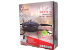 Sauteuse en fonte Pradel Excellence Premium 28cm façon pierre tous feux/ induction