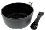 Casserole en fonte Pradel Excellence Premium 16cm façon pierre tous feux/ induction