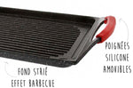 Plancha grill en fonte Pradel Excellence Premium 46 x 27 cm façon pierre tous feux/ induction