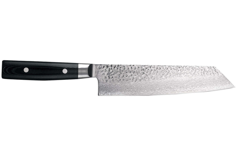 Couteau kiritsuke japonais Yaxell Zen lame 20cm Damas 37 couches manche micarta