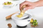Mortier en porcelaine Gefu Suri avec râpe intégrée - Diamètre 13,5cm