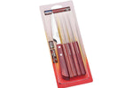 Set de 6 couteaux à steak Tramontina lame crantée 11cm manche rouge