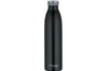 Gourde isotherme Thermos inox noir Thermocafé compatible boissons gazeuses -  0,75 l