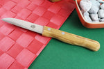 Couteau d'office Gehring Look lame 8cm damas 65 couches manche olivier