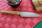 Couteau santoku Gehring Look lame 11cm damas 65 couches manche olivier