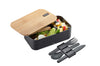 Lunch box Gefu Enviro avec set de 3 couverts