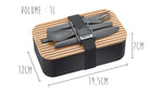 Lunch box Gefu Enviro avec set de 3 couverts
