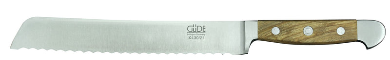 Couteau à pain 21cm forgé Alpha Olive Güde