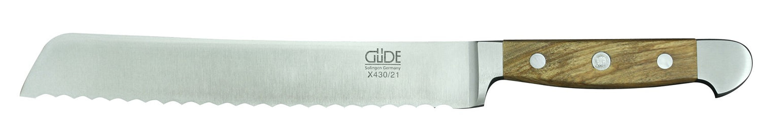 Couteau à pain 21cm forgé Alpha Olive Güde
