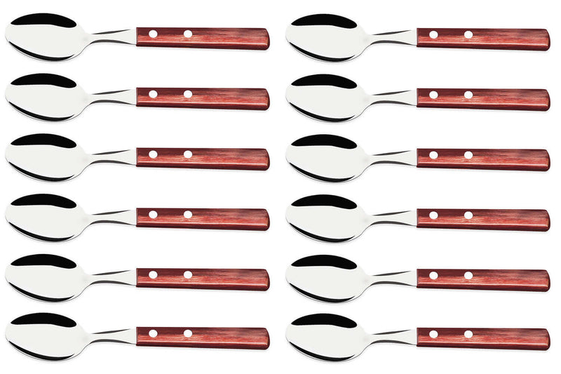 Set de 12 cuillères de table rouge Tramontina