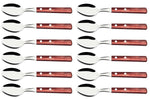 Set de 12 cuillères de table rouge Tramontina