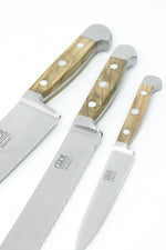 Couteau à pain 21cm forgé Alpha Olive Güde