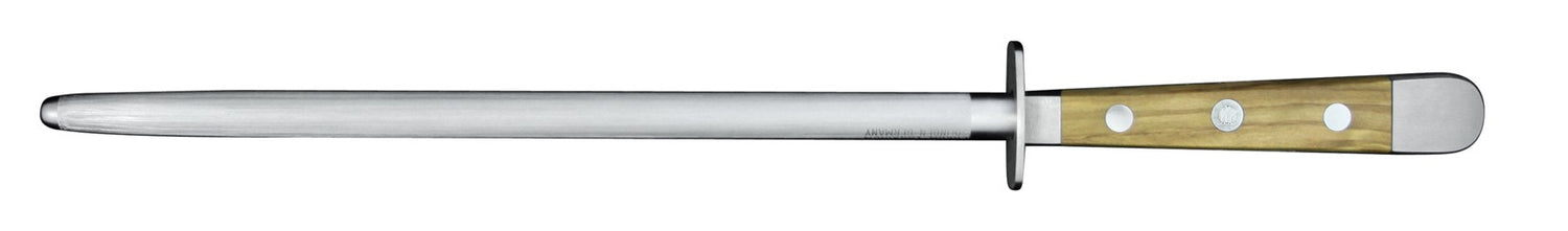 Fusil à aiguiser Alpha Olive Güde 26cm grain standard