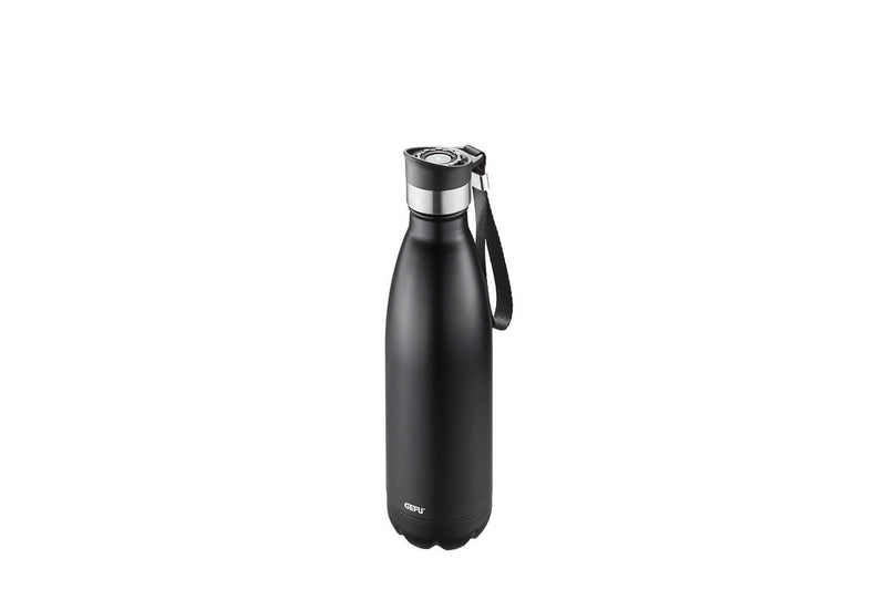 Gourde isotherme en inox Gefu Olimpio noir - 0,5 l