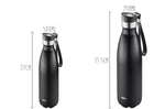 Gourde isotherme en inox Gefu Olimpio noir