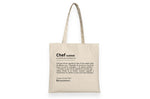Totebag officiel super cool Couteauxduchef - 100% coton