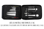 Sac spécial chef Sabatier 32 Dumas Cuisineco 4 couteaux + 1 fourchette - Exclusivité