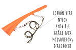 Corne d'appel Elless ABS orange fluo 25cm
