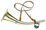 Corne d'appel Elless ronde cintrée à pavillon laiton 40cm