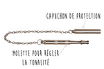 Sifflet spécial chien Elless ultrasons avec capuchon