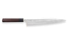 Couteau sujihiki japonais artisanal martelé Yu Kurosaki Shizuku 27cm acier SG2
