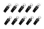 Boîte de 10 sifflets Elless sport noir - Parfaits pour entraineur
