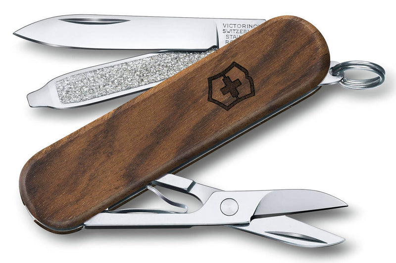 Couteau suisse Victorinox 3 pièces 58mm Classic SD Noyer 5 fonctions