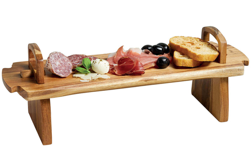 Planche apéritif Artesa en bois d'acacia - 37x12x13cm