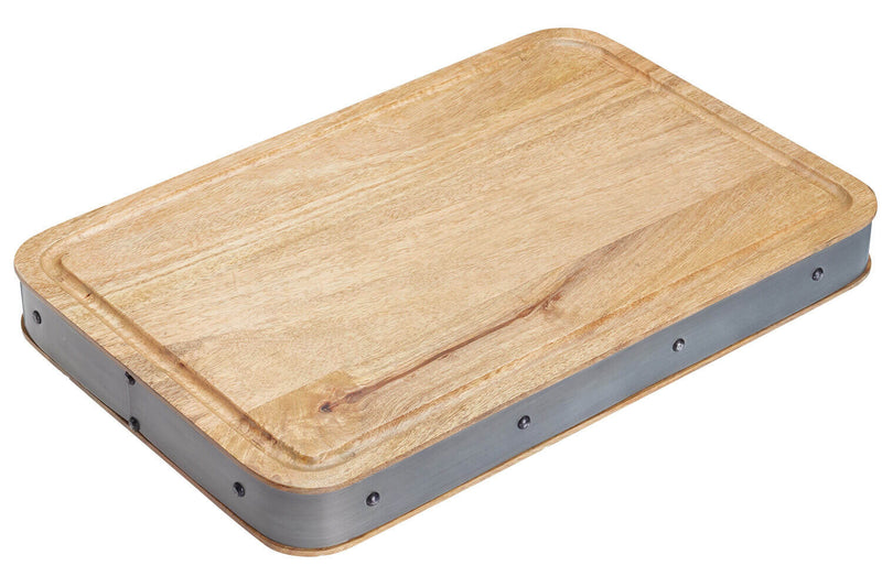 Planche à découper épaisse style industriel 48x32x5cm Kitchen Craft