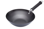 Wok antiadhésif Kitchen Craft acier carbone 26,5cm