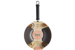 Wok antiadhésif Kitchen Craft acier carbone 26,5cm