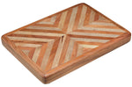 Planche à découper Kitchen Craft Serenity Acacia chevrons 28x38x4cm