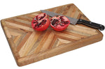Planche à découper Kitchen Craft Serenity Acacia chevrons 28x38x4cm