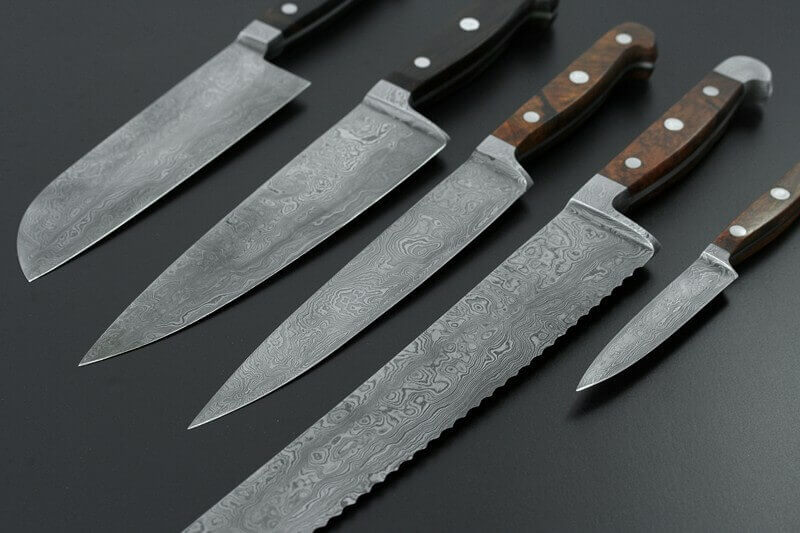 Couteau Santoku Damas Gude 18cm